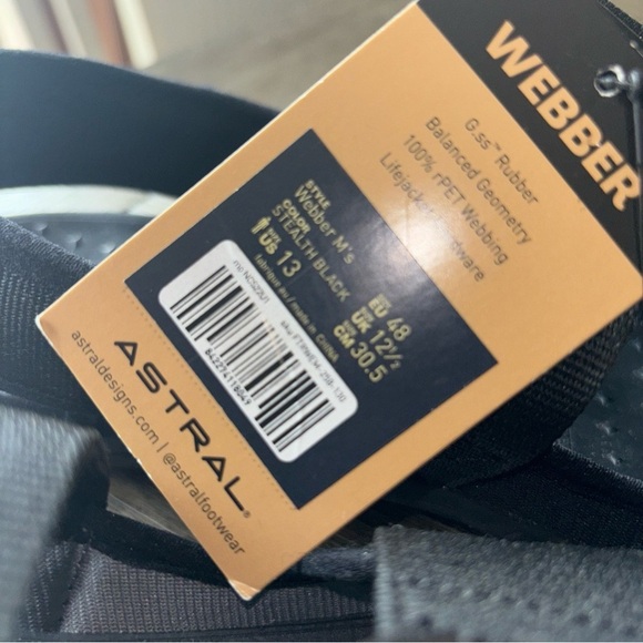 Astral men’s sandals NEW - Picture 10 of 10